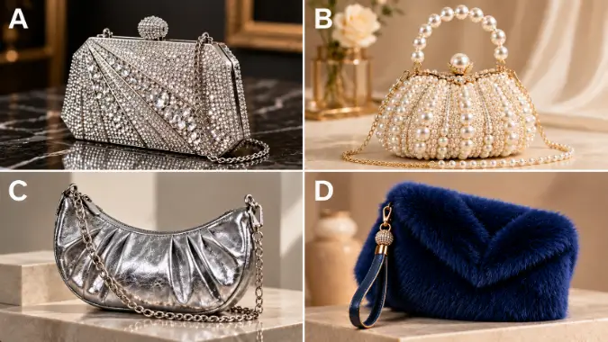 PICK A BAG. Options A, B, C, and D.